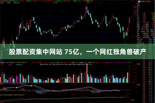股票配资集中网站 75亿，一个网红独角兽破产